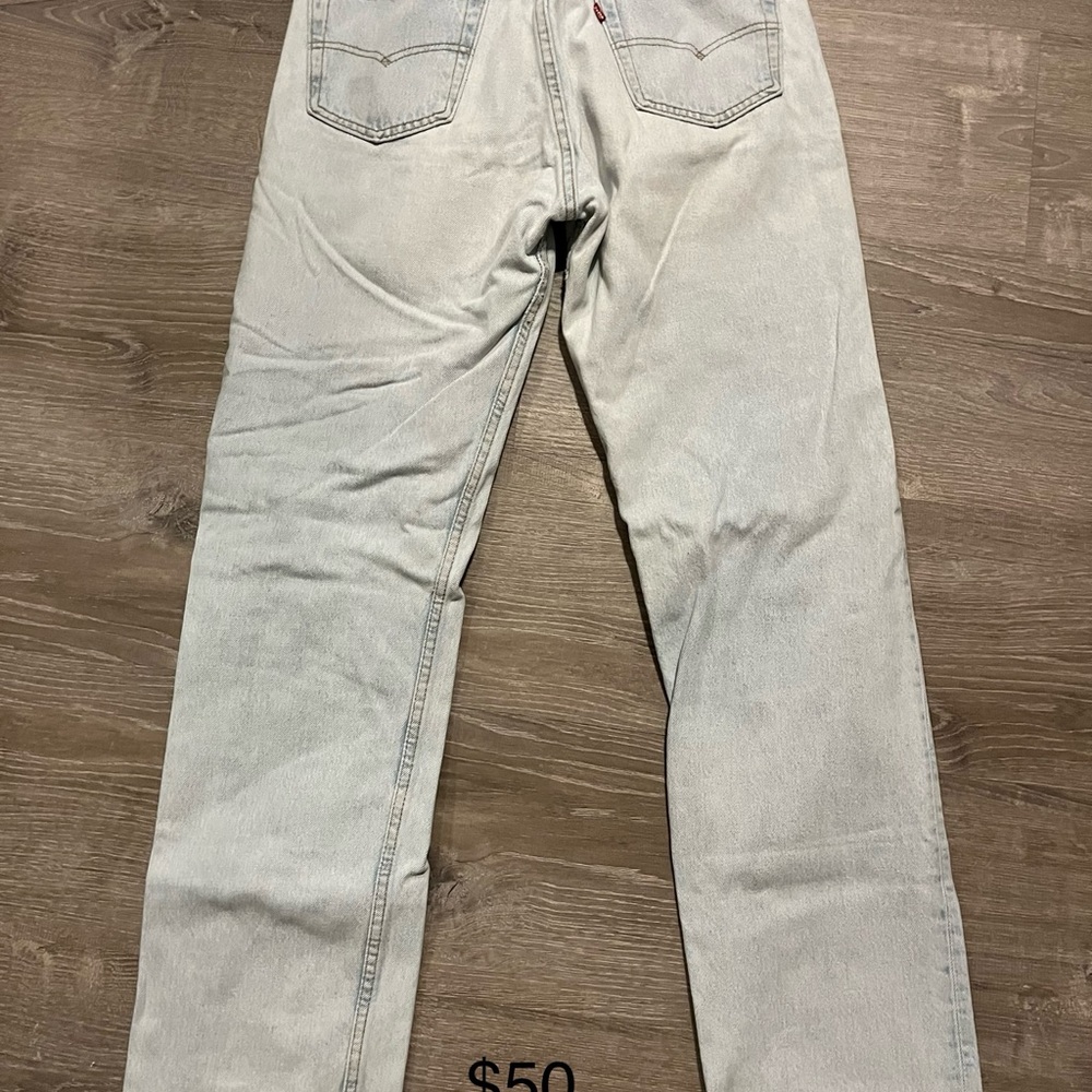 Levi's 501 Light Blue Denim Jeans